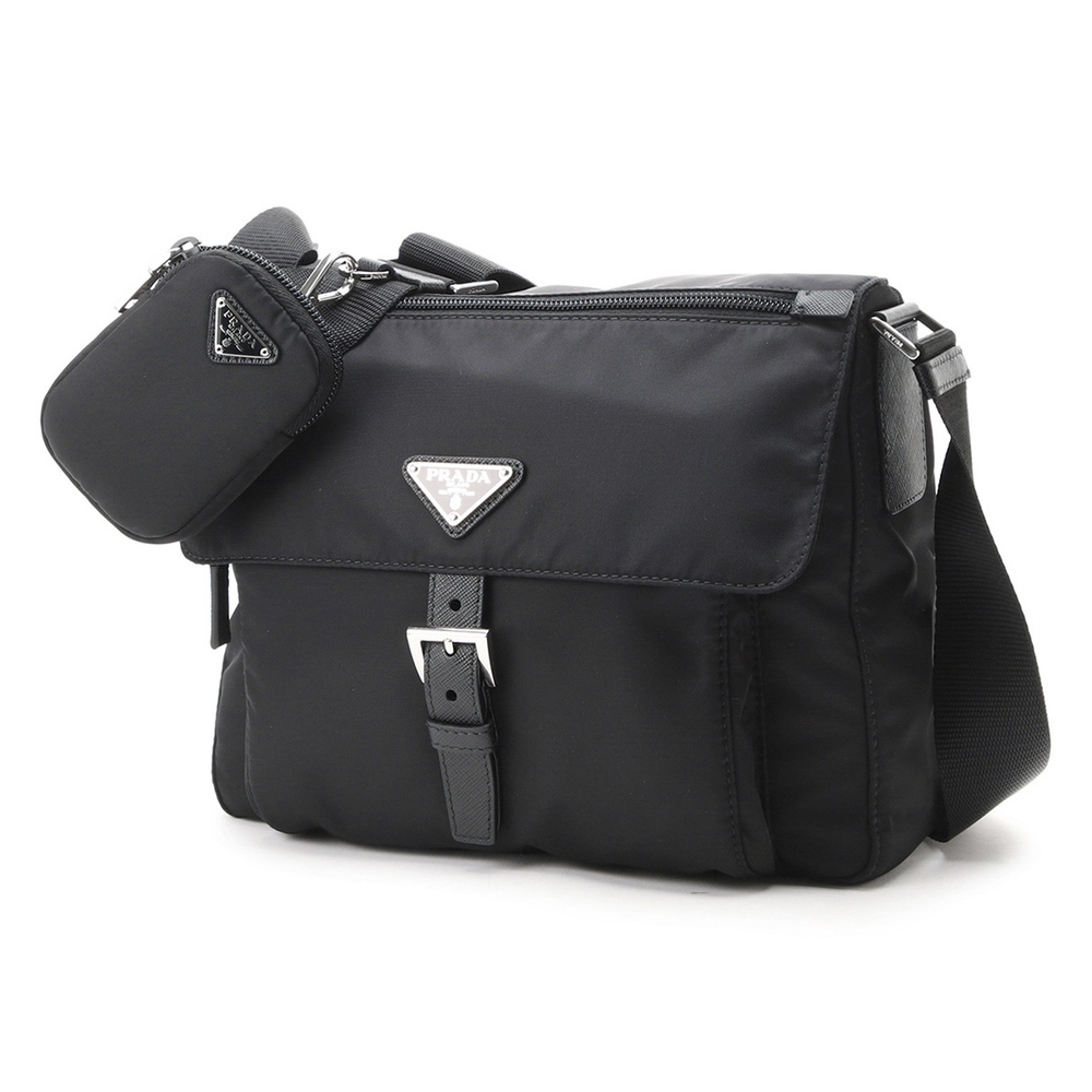 Prada Shoulder Bag Handbag Black